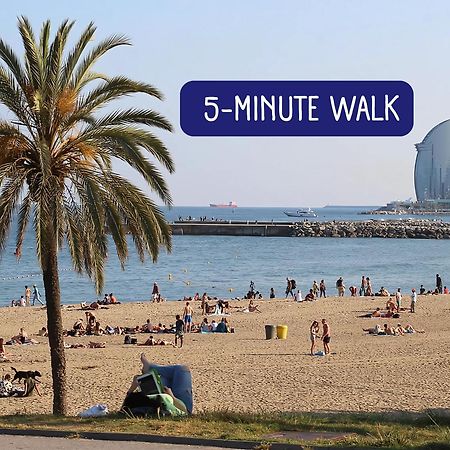 Taulat Loft L Poblenou Beach L Self Check In L Terrace Penthouse برشلونة المظهر الخارجي الصورة
