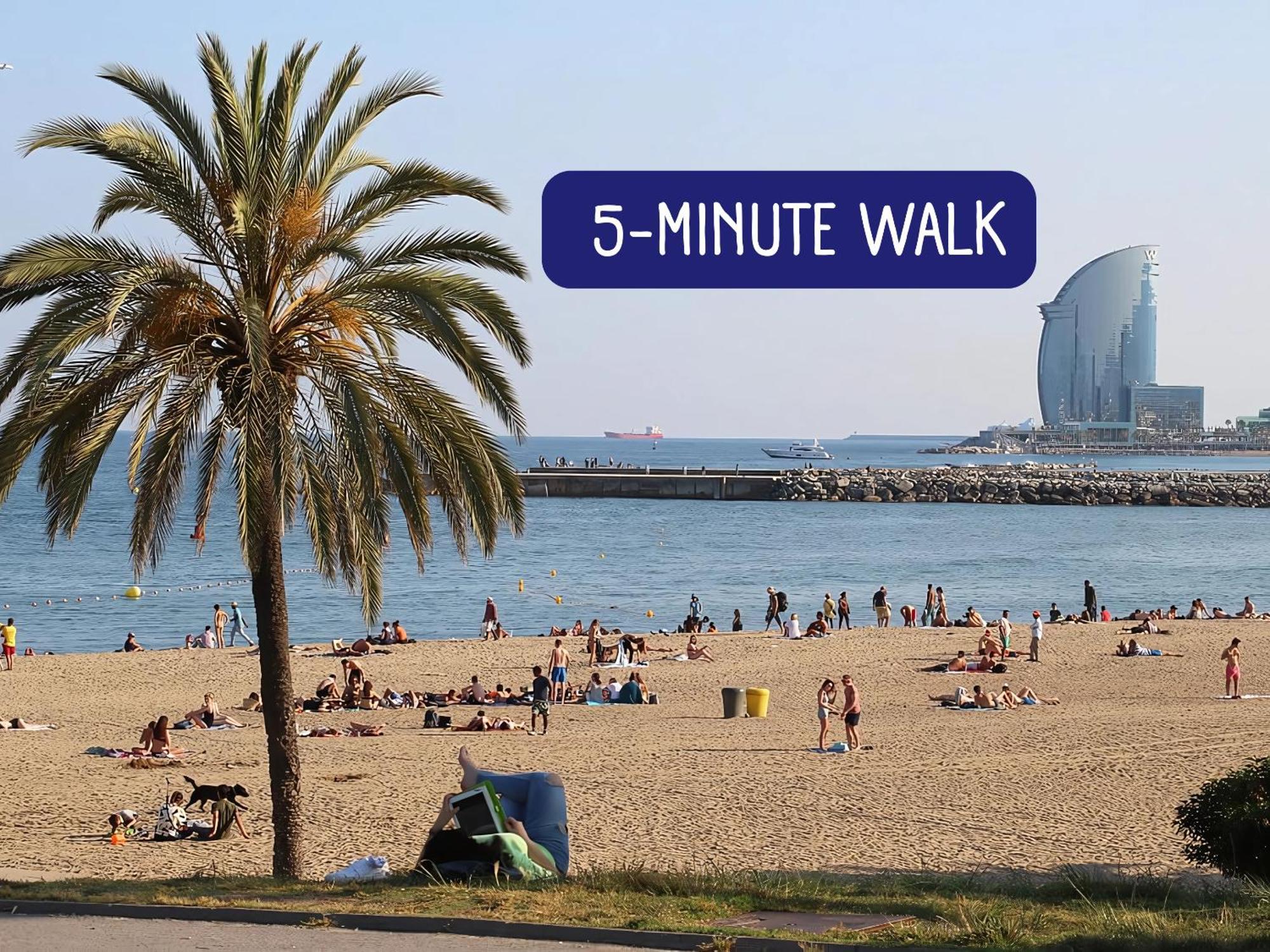 Taulat Loft L Poblenou Beach L Self Check In L Terrace Penthouse برشلونة المظهر الخارجي الصورة