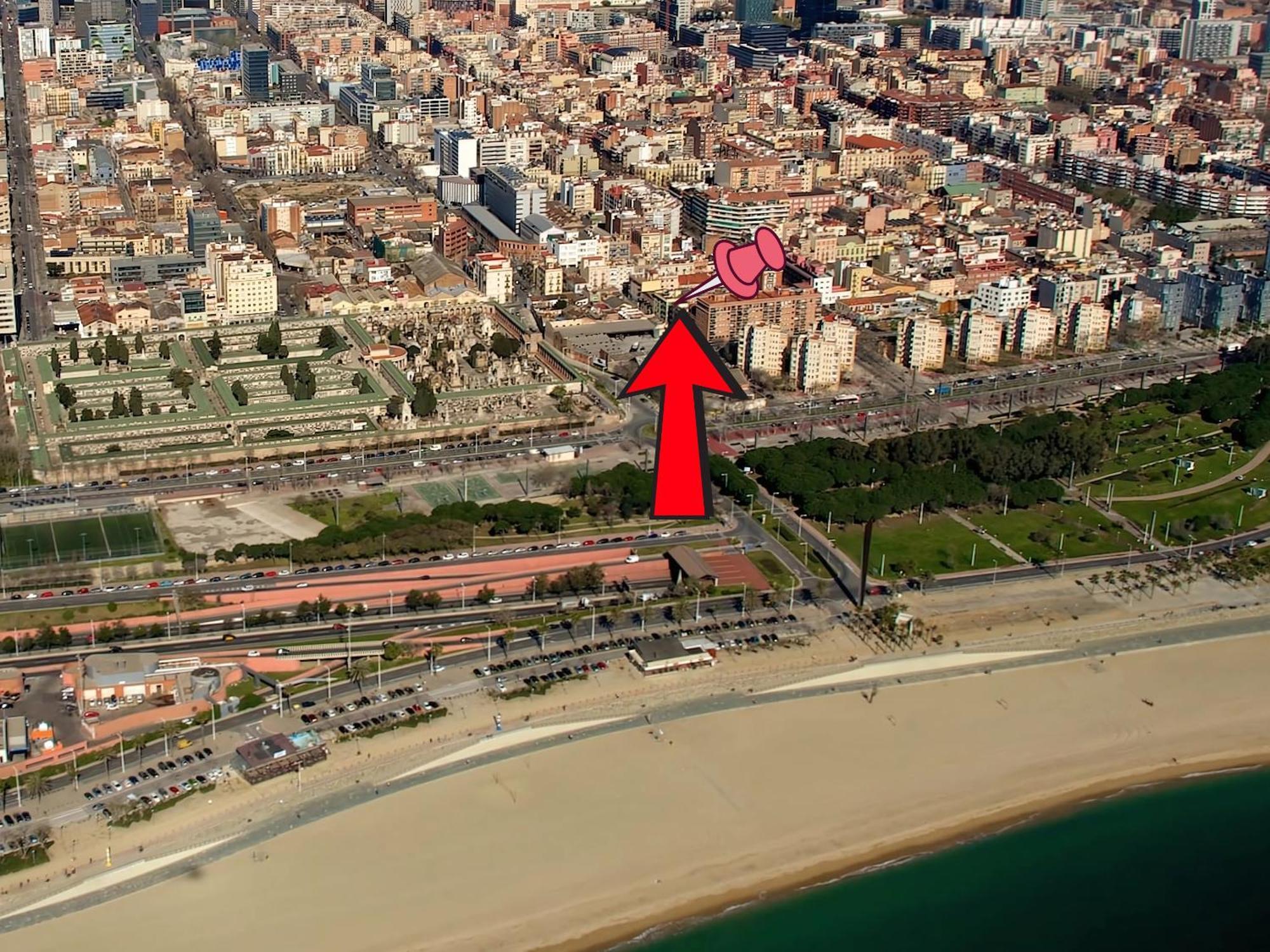 Taulat Loft L Poblenou Beach L Self Check In L Terrace Penthouse برشلونة المظهر الخارجي الصورة